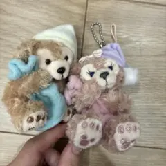ダッフィー 、シェリーメイストラップ ぬいぐるみ セット