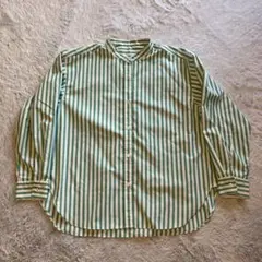 CIAOPANlC TYPY 緑と白のストライプシャツ