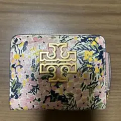 Tory Burch 花柄 二つ折り財布