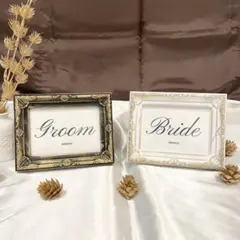 大人気❤︎受付サイン　ウェルカムスペース　アンティーク調　ウェディング　プレ花嫁