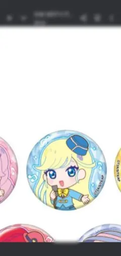 ひみつのアイプリ リンリンライブ 星川みつき 缶バッジ