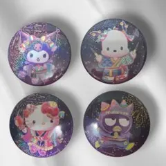 サンリオ　キャラクター缶バッジ 4個セット