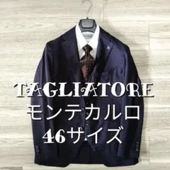 TAGLIATORE 46 極美品 モンテカルロ ジャケット パープル　チェックのサムネイル