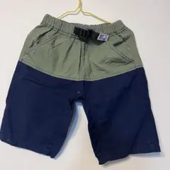 Breeze ハーフパンツ サイズ140 オリーブグリーン/ネイビー