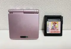 ゲームボーイアドバンスSPピンク　GBA SP 純正充電器付き