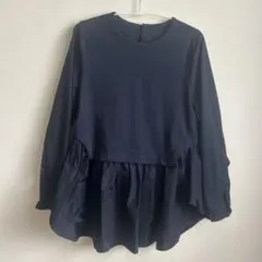 ノーリーズ　トップス　ネイビー　ブラウス