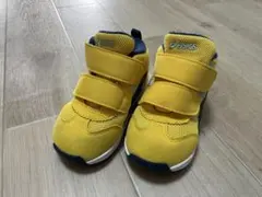 ASICS SUKU2キッズスニーカー15.0 cm イエロー×ネイビー