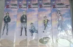一番くじ　進撃の巨人　E賞アクリルスタンド 全5種コンプリートセット