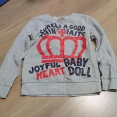 BABY DOLL グレー トレーナー 140