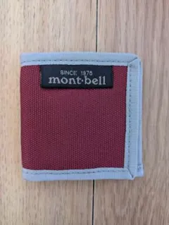 mont-bell コインケース ワインレッド