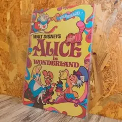ディズニー 不思議の国のアリス ブリキ看板 インテリア