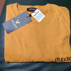 LYLE&SCOTT 新品 タグ付き ポケットTシャツ マスタード M