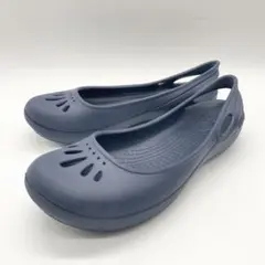 crocs クロックス マリンディ サンダル フラットシューズ 廃盤 ネイビーのサムネイル