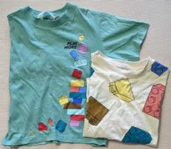 H&M LEGO コラボ Tシャツ 2枚セット 90 100