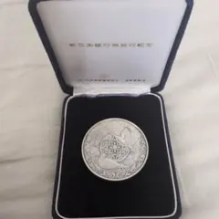 新日本銀行券発行記念純銀メダル　純銀製　123g