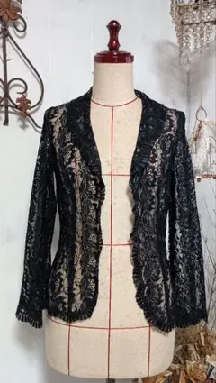 値下げ♡SOIR 東京ソワール　総レースジャケット