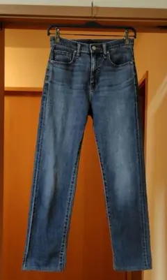 ユニクロ　ブルーデニム ストレートジーンズ　 25（63.5cm）