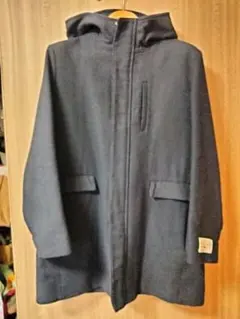 RAGEBLUE ネイビー ロングコート　フード付き