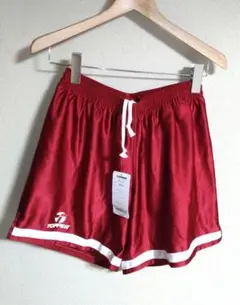 【新品タグ付】TOPPER メンズ　ハーフパンツ　レッド　Lのサムネイル
