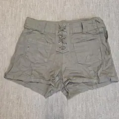 PINK latte カーキショートパンツM