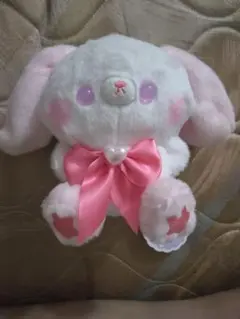 きゅるぽん ぬいぐるみ うさぎ ピンク