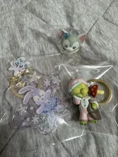 ディズニー オルメル ステラルー ジェラトーニ キーホルダー 指輪 セット