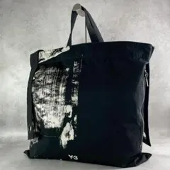 Y-3✨ワイスリー AOP C BAG 2way トートバッグ 大容量 ブラックのサムネイル