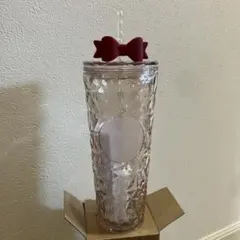 ホリデー2025コールドカップタンブラーリボン710ml スタバ　スターバックス