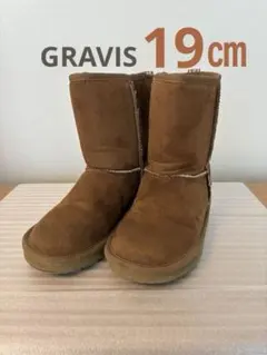 グラビス　ムートンブーツ　19㎝