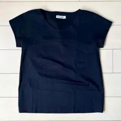 美品　ジルサンダー　JIL SANDER 半袖カットソー　Tシャツ 40ネイビーのサムネイル