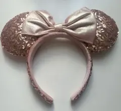 ディズニーリゾート ミニーカチューシャ　スパンコール