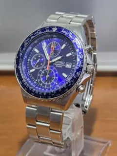 超美品!稼働品!SEIKO パイロットクロノグラフ 「7T92 0CF0」のサムネイル