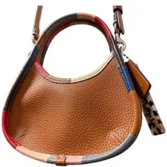 未使用級✨コーチ　ショルダーバッグ　ハンド　2way エルゴ　ブラウン　レザー