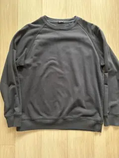 Comoli インレイ起毛長袖クルー