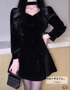 《SHEIN》黒 ワンピース　21631932