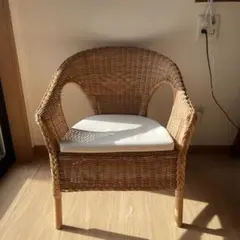 IKEA イケア　AGEN アーゲン　ラタンチェア　籐椅子