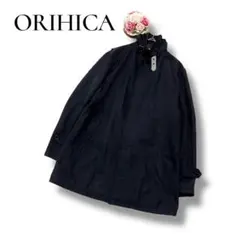 ORIHICA オリヒカ　メンズ　ステンカラーコート　Mサイズ　ネイビー　ベスト