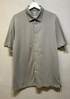 ぺ*い様 UNIQLO エアリズムコットンフルオープンポロシャツ XLサイズ