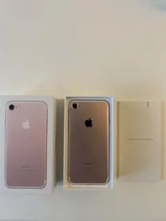 美品　iPhone 7 Rose Gold 128 GB Softbank