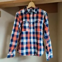 LOCOS チェック柄長袖シャツ Mサイズ