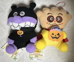 アンパンマン わくわくハロウィンぬいぐるみ ばいきんまん クリームパンナ