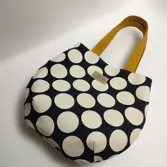 丸型　ハンドメイドトートバック