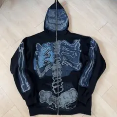 Travis Scott x Fragment Hoodie XL スケルトン