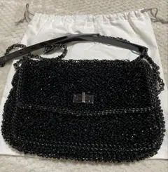 【美品】ANTEPRIMA ルッケット ブラック ショルダーバッグ アンテプリマANTEPRIMA ルッケットブラック ショルダー バッグ M