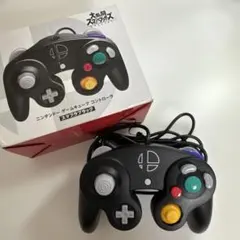 【ジャンク】ニンテンドー ゲームキューブ コントローラ スマブラブラック