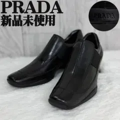 新品♡35♡22.5cm♡PRADA プラダ ロゴ パンプス ヒール スニーカー