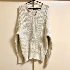 ★☆AMERICAN HOLIC☆キーネックローゲージニットプルオーバー