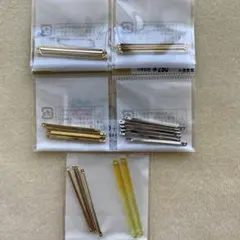 つなぎパーツ スティック メタル ゴールド シルバー アクリル ハンドメイド