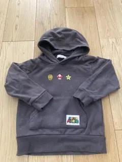 スーパーマリオ　パーカー　スウェット　裏起毛　110㎝