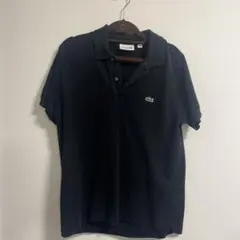 LACOSTE ポロシャツ ブラック クラシックフィット